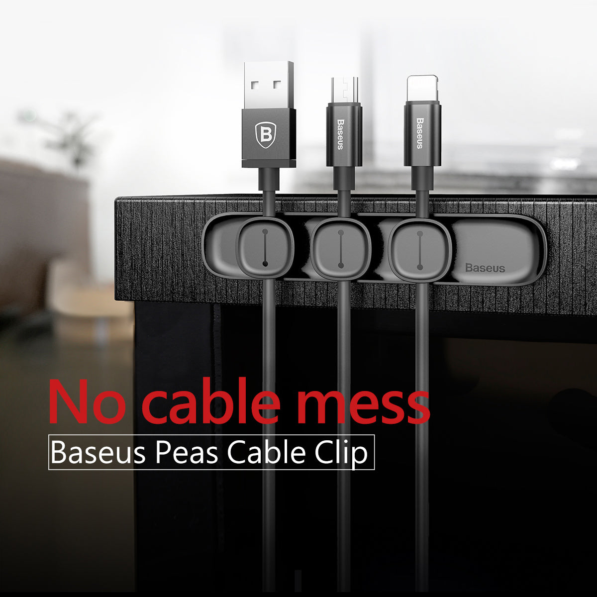 Baseus lite series peas cable clip