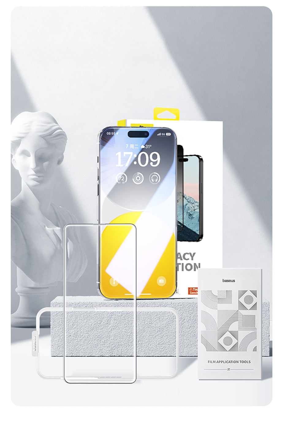 Baseus diamond series Full-Coverage HD Tempered glass screen protector