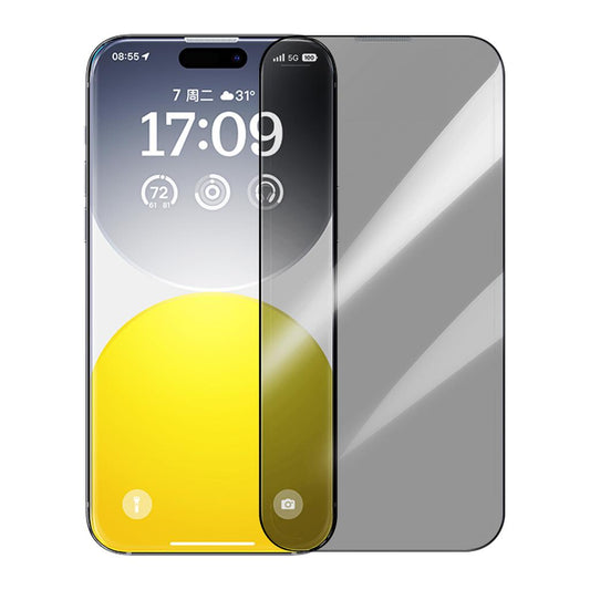 Baseus sapphire series Full-Coverage privacy protection Tempered glass screen protector (with built-in dust filter)