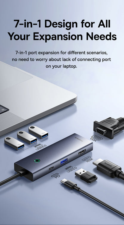 Baseus Ultrajoy series 7-Port HUB Docking Station